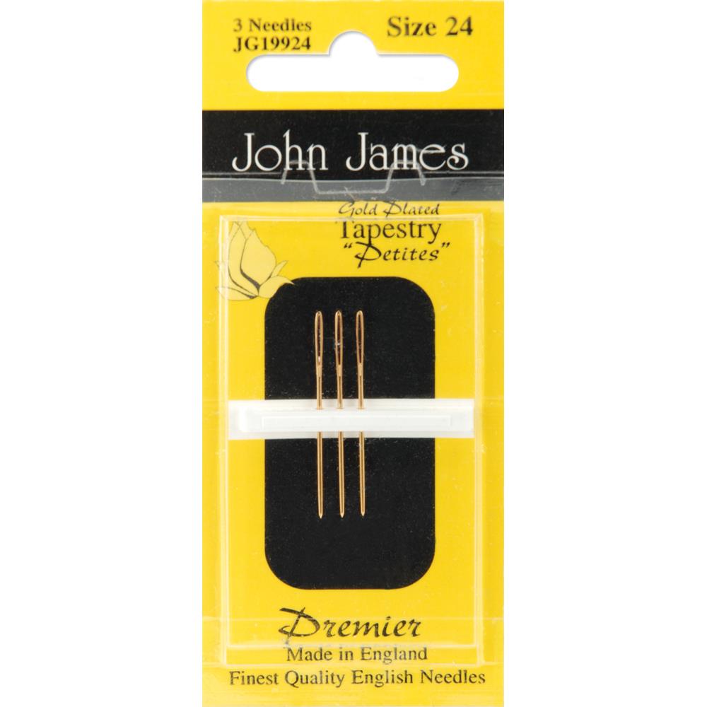 Gold Tapestry Petites Size 24 Needles by John James
