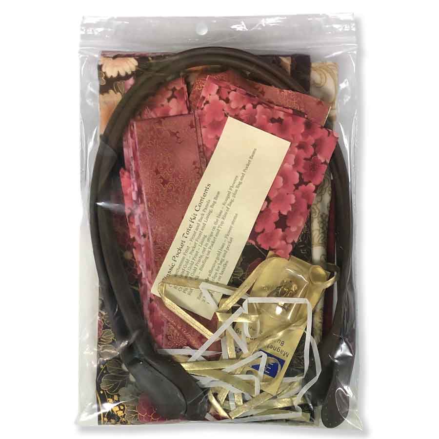 chrysanthemum tote kit includes fabric