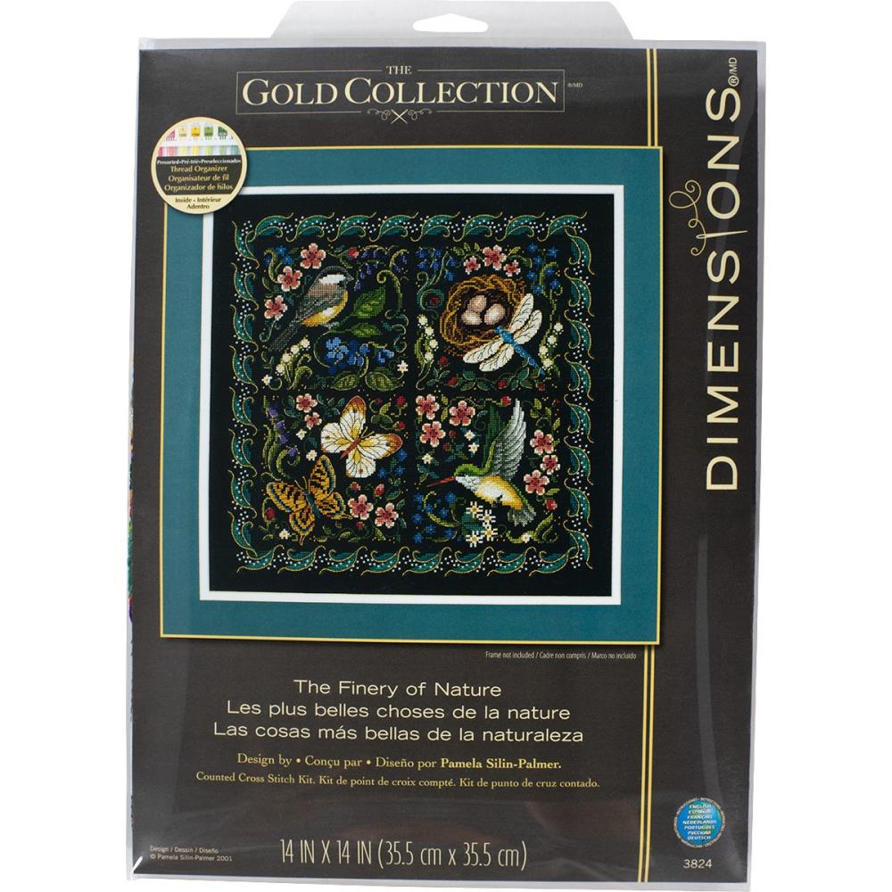 The Finery of Nature Gold Dimensions Cross Stitch Kit DIM 03824 - Image 2