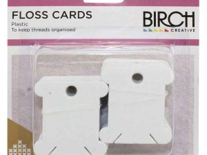 50 cardboard floss bobbins