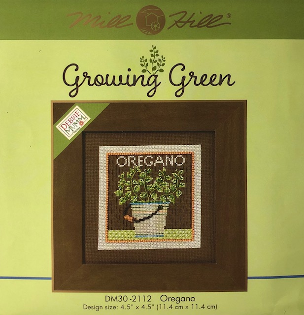 Oregano Growing Green Cross Stitch Kit by Mill Hill