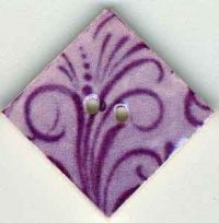 Lilac Flourish Diamond Button by Jim Shore 87040