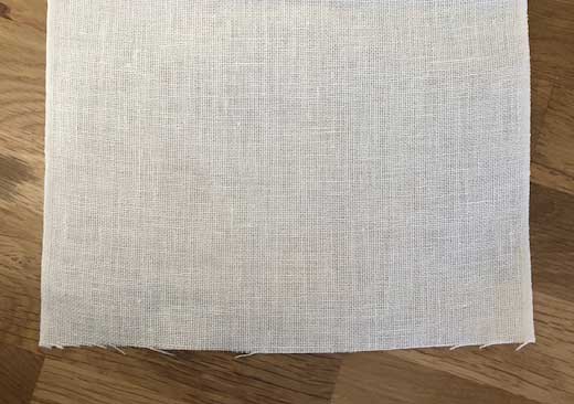 27ct Antique White Simplicity Linen band 7.8" wide from Wichelt
