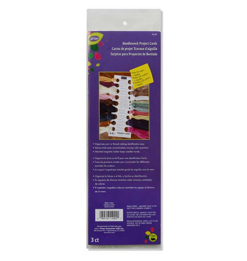 LoRan Needlework Project Cards 3 pack