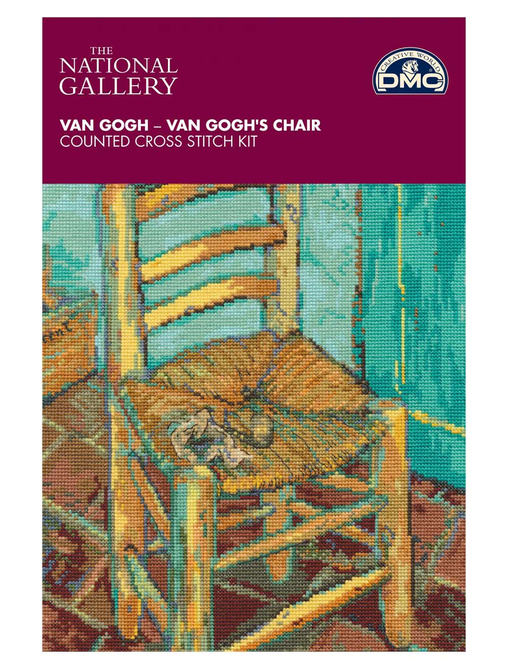Van Gogh's Chair Cross Stitch Kit by DMC
