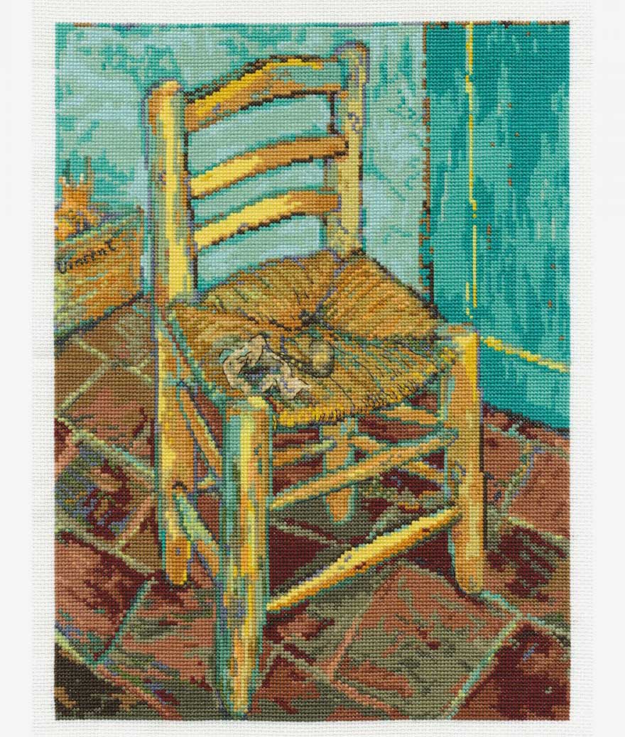Van Gogh's Chair Cross Stitch Kit by DMC - Image 2