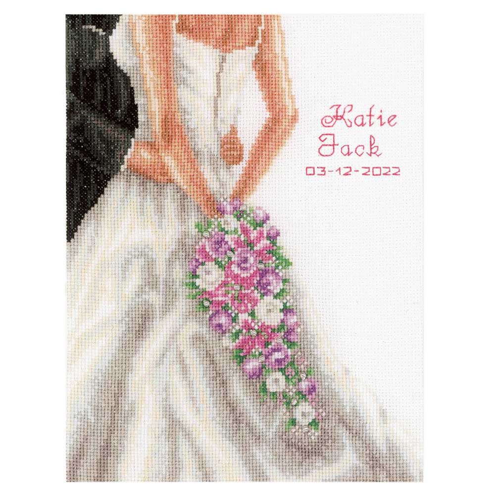Wedding  Couple Cross Stitch Kit by Vervaco V0155241