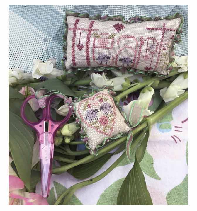 Heart Cross Stitch Pattern from Shepherds Bush - Image 2