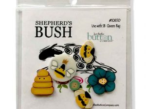 queen bee bag buttons 10650