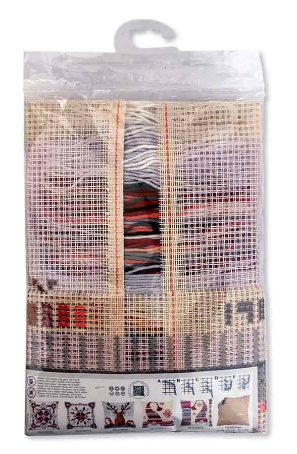 Santa Needlepoint Cushion Top Kit by Vervaco V0148061 - Image 3