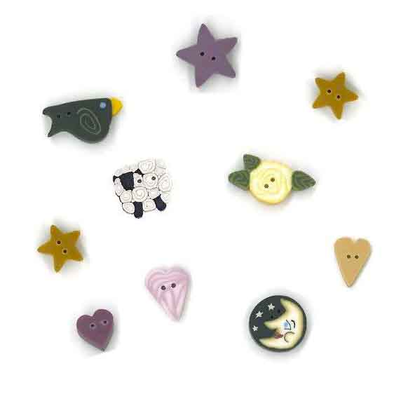 bethlehem christmas buttons