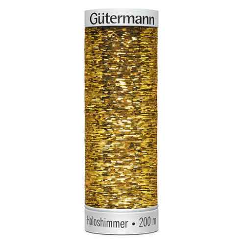 gold holoshimmer metallic thread