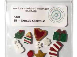 Santas Christmas Buttons