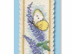 butterflies and buddleia bookmark kit