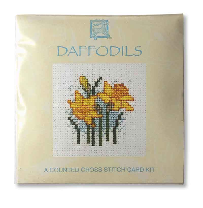 daffodils mini card kit
