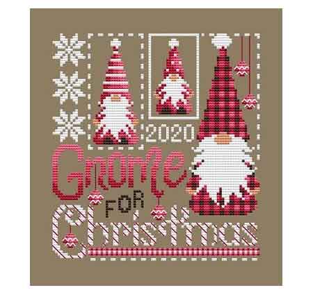 gnome for christmas pattern