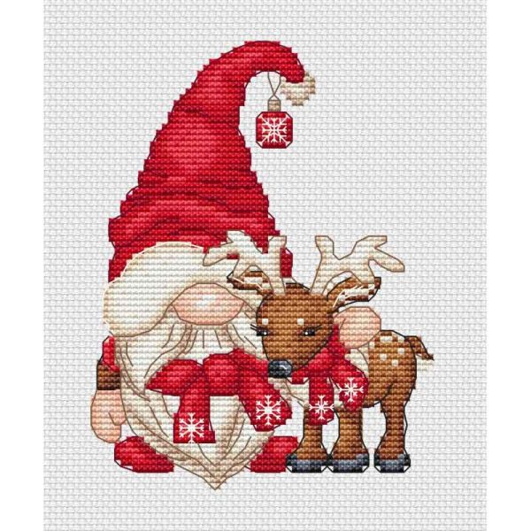 reindeer gnome pattern