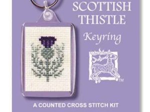scottoish thistle keyring kit