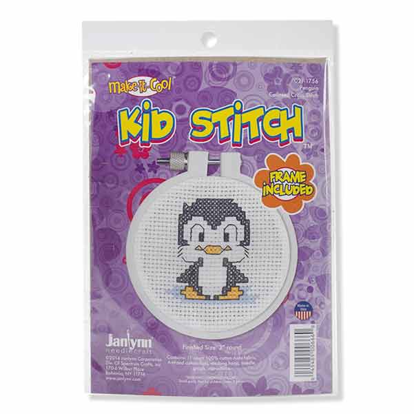 penguin cross stitch kit