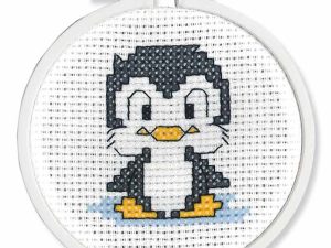 penguin kid stitch kit