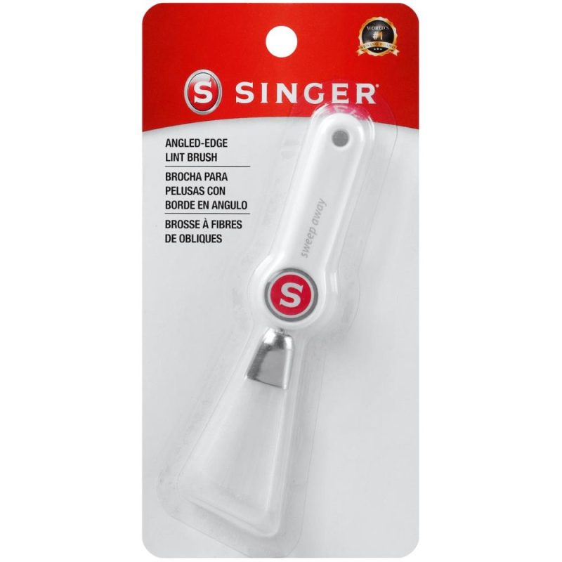 angled lint brush