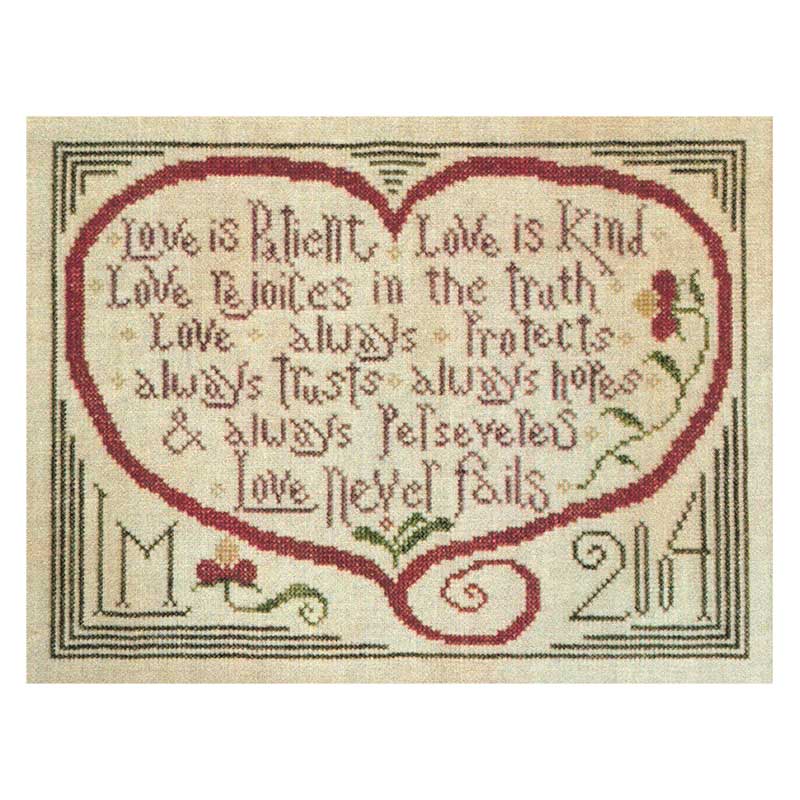 love is patient sampler