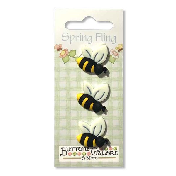 Bumble bees button pack