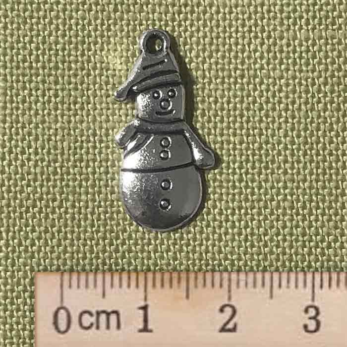 Snowman classic alloy charm