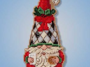 milk and cookie gnome beaded kit by mill hill