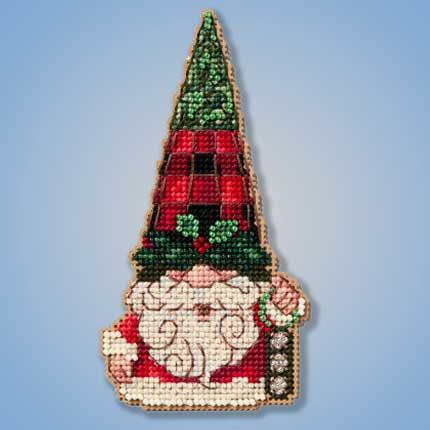 gnome with bells beaded mill hill kit