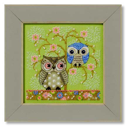 Spring Owls Beaded Kit from Mill Hill