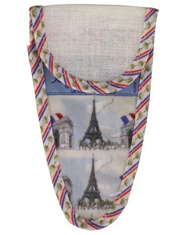 Sajou scissor case large - eiffel tower pattern