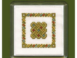 Celtic kNot cross stitch coaster kit from Textile Heritage