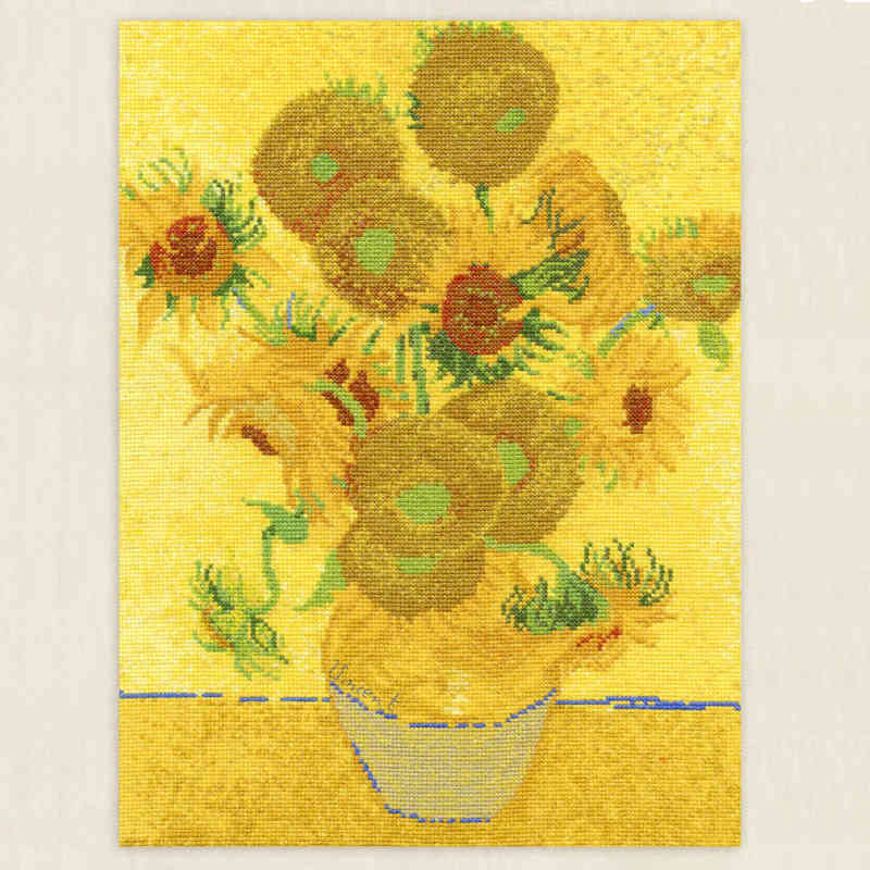 Sunflowers 1888 Cross Stitch Kit by DMC - Image 2