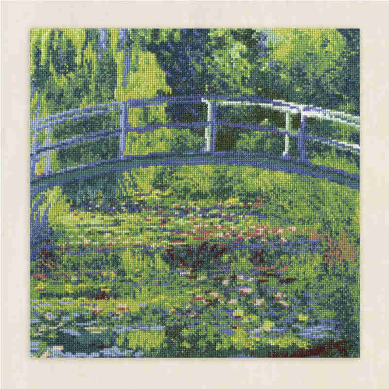 The Water Lily Pond Cross Stitch Kit by DMC - Image 2