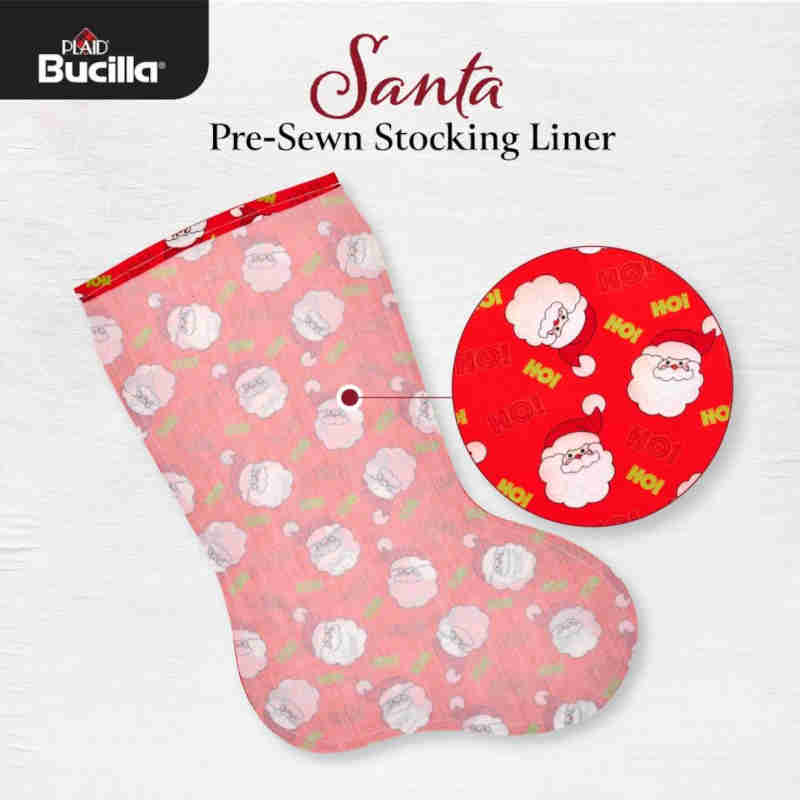 Stocking Liner for 18 inch Felt applique Stocking by Bucilla - Image 2