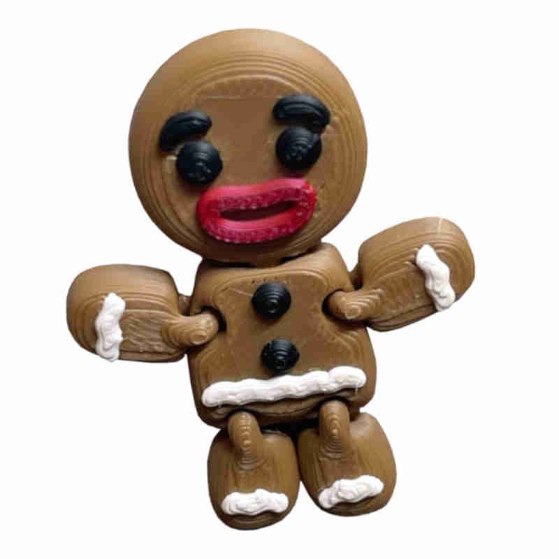 Gingerbread Magnetic Needle Minder by Barefoot Needle Art