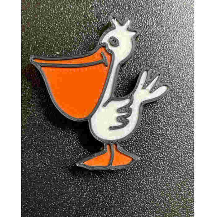 Pelican Magnetic Needle Minder by Barefoot Needle Art