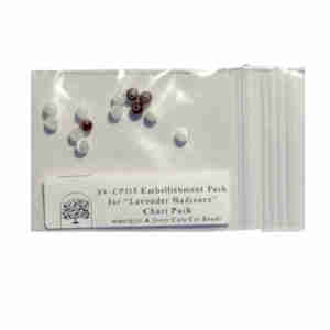 Lavender Radiance Leaflet with Embellishments by The Sweetheart Tree - Image 2