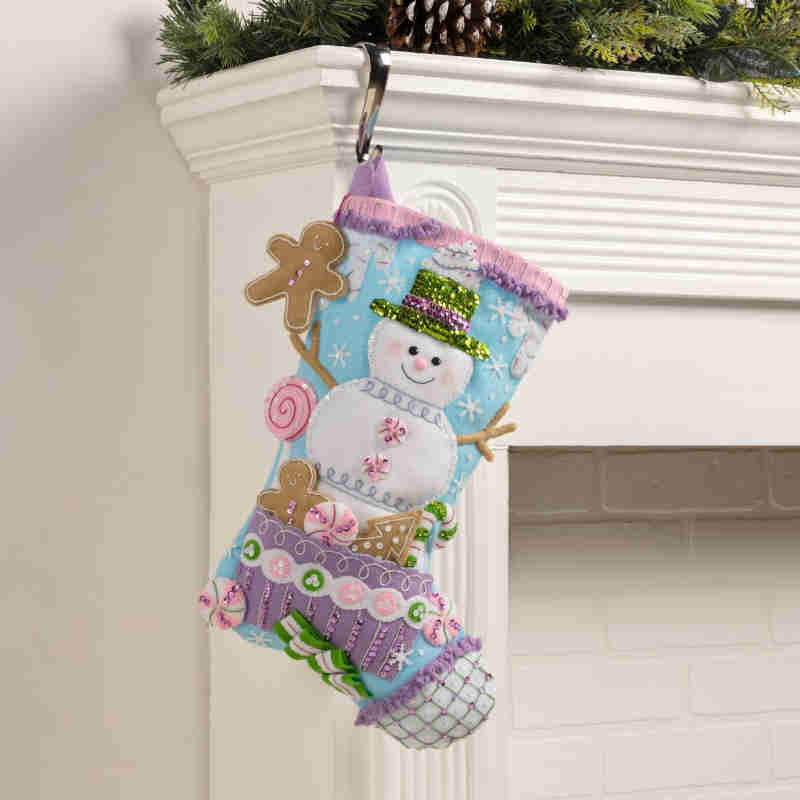 Candy Confections Felt Stocking Kit by Bucilla - Image 2