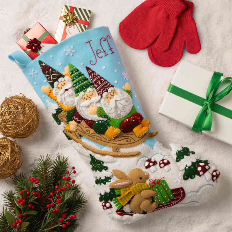 Gnomes on the Go felt kit