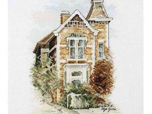 Victorian Mansion cross stitch kit by DMC