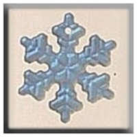 Glass Treasure 12161 Crystal Snowflake by Mill Hill