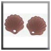 Glass Treasure 12244 Scallop Shells Dark Rosaline by Mill Hill