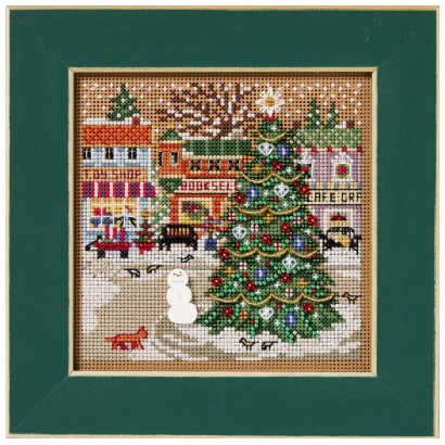 Christmas Village Button & Beads Kit by Mill Hill MH14-2535