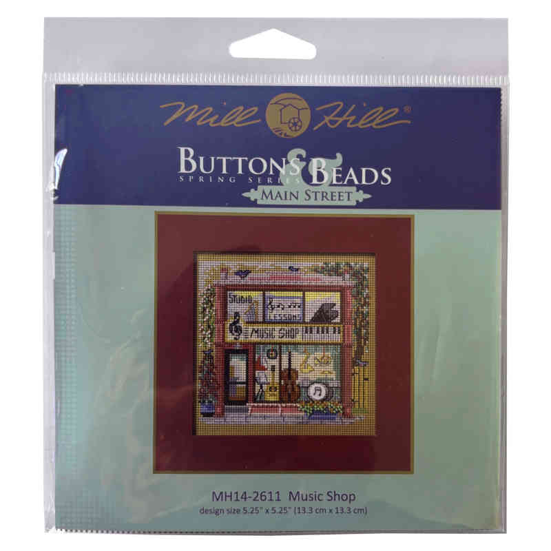 Music Shop Button & Beads Kit by Mill Hill - Image 2