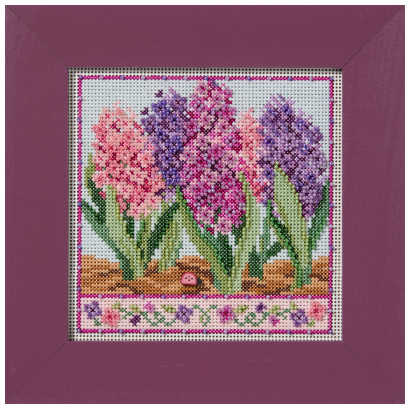 Hyacinths Button & Beads Kit by Mill Hill MH14-2613