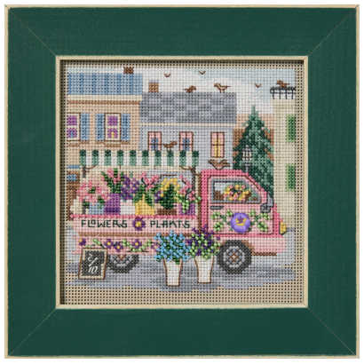 Flower Truck Buttons and Beads kit by Mill Hill MH14-2614