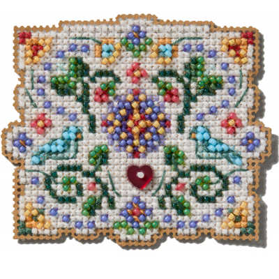 Folk ARt glass bead kit by Mill Hill