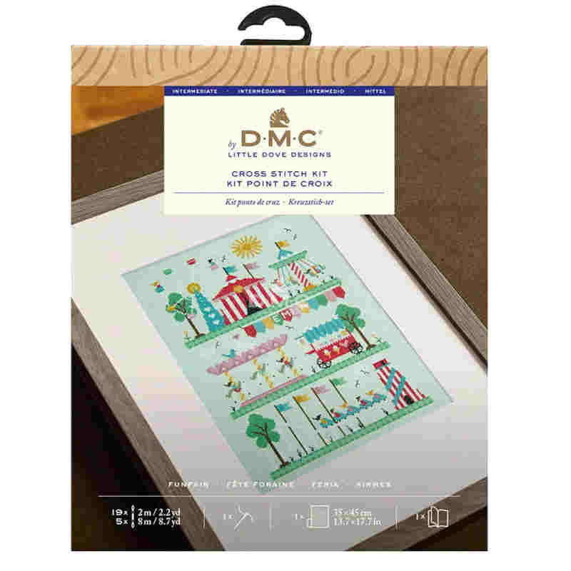 Funfair counted cross stitch kit by DMC